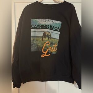 Cashing In On Grit Graphic Crewneck
